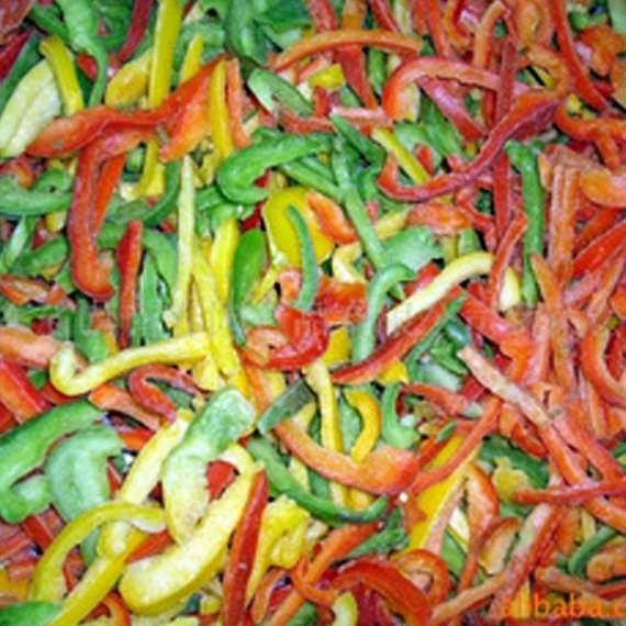 三色椒丝  